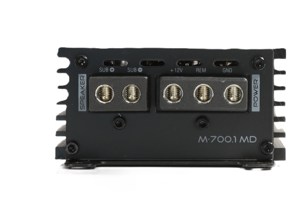 Preview: Audio System M-700.1 MD - Ultrakompakter 1-Kanal Digital Micro Mono-Verstärker (1x 700 Watt RMS @ 2 Ohm) mit RTC-PC Fernbedienung