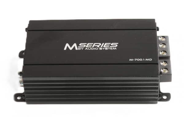 Audio System M-700.1 MD - Ultrakompakter 1-Kanal Digital Micro Mono-Verstärker (1x 700 Watt RMS @ 2 Ohm) mit RTC-PC Fernbedienung