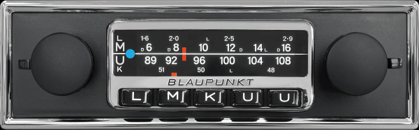 Blaupunkt Frankfurt Stereo  - Retro-Autoradio mit DAB+, Bluetooth