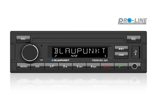 Blaupunkt Freiburg 260 - 1-DIN CD-Autoradio mit Bluetooth, USB, AUX & MP3
