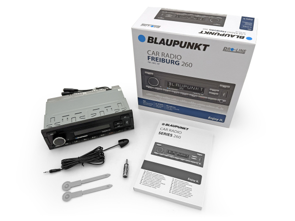 Preview: Blaupunkt Freiburg 260 - 1-DIN CD-Autoradio mit Bluetooth, USB, AUX & MP3