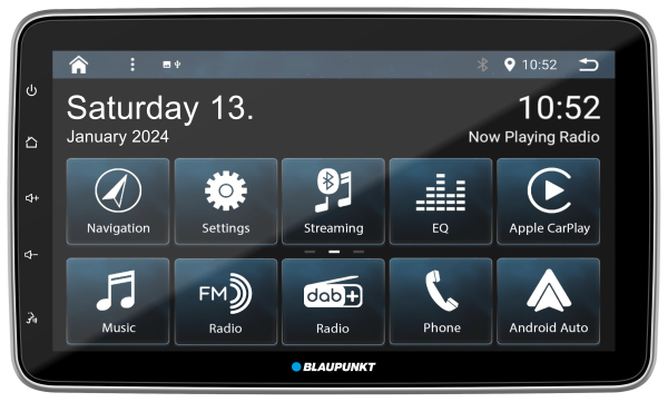 Blaupunkt Hamburg 948 DAB - 10,1-Zoll High-End Multimediasystem mit verstellbarem Touchscreen, Caravan- & LKW-Navigation, DAB+, Apple CarPlay & Android Auto