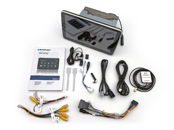 Blaupunkt Hamburg 948 DAB - 10,1-Zoll High-End Multimediasystem mit verstellbarem Touchscreen, Caravan- & LKW-Navigation, DAB+, Apple CarPlay & Android Auto