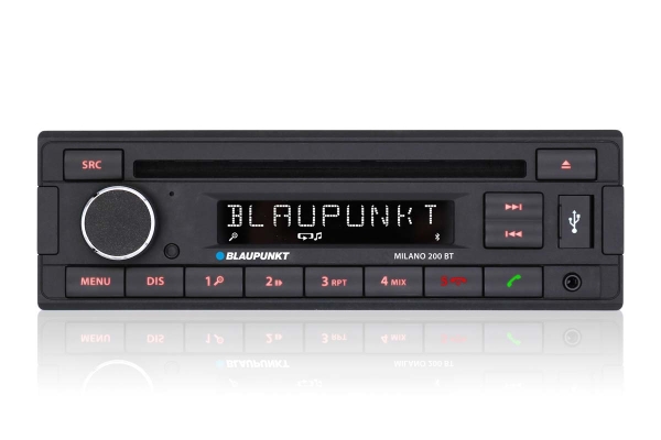 Blaupunkt Milano 200 BT - 1-DIN CD-Autoradio mit Bluetooth, USB, AUX & MP3