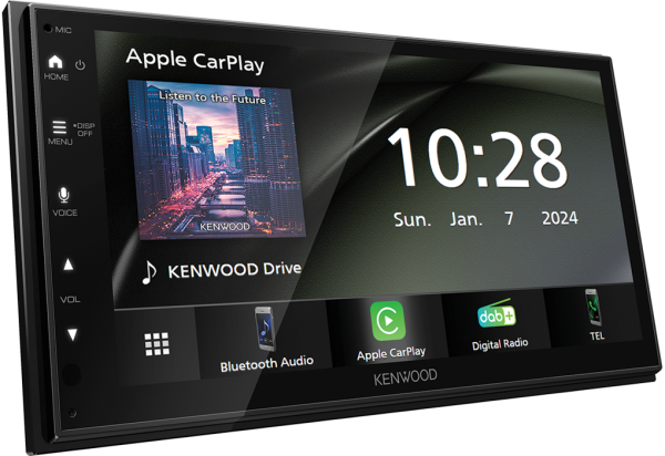 Preview: Kenwood DMX6523DABS - 2-DIN Premium-Moniceiver mit 6,8" Touchscreen, Wireless Apple CarPlay, Wireless Android Auto, DAB+ & USB