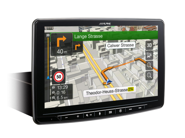 Alpine INE-F904D Halo9 - 9-Zoll High-End Navigationssystem mit iGo Primo NextGen Europa-Navi, DAB+, Apple CarPlay & Android Auto