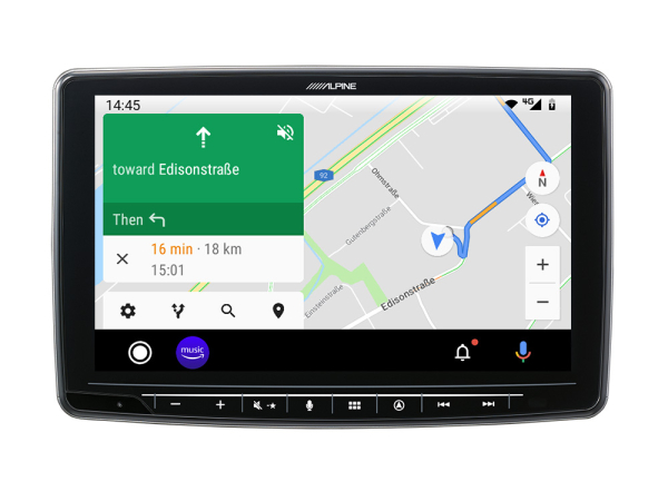 Alpine INE-F904D Halo9 - 9-Zoll High-End Navigationssystem mit iGo Primo NextGen Europa-Navi, DAB+, Apple CarPlay & Android Auto