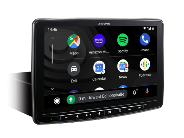 Alpine INE-F904D Halo9 - 9-Zoll High-End Navigationssystem mit iGo Primo NextGen Europa-Navi, DAB+, Apple CarPlay & Android Auto