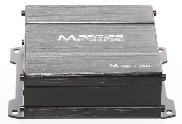 Audio System M-500.4 MD - Ultrakompakter 4-Kanal Digital Micro-Verstärker (4x 125 Watt RMS @ 2 Ohm / 2x 250 Watt RMS gebrückt)