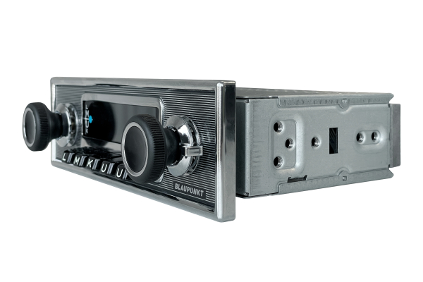 Blaupunkt Frankfurt Stereo MB - Klassisches 1-DIN Retro-Autoradio mit Mercedes-Benz Blende, DAB+, Bluetooth, USB, SD & geringer Einbautiefe (Shortbody)
