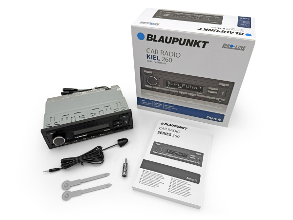 Blaupunkt Kiel 260 - 1-DIN CD-Autoradio mit Bluetooth, USB, AUX & MP3