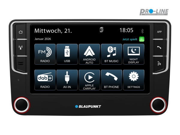Blaupunkt Wolfsburg 648 - 2-DIN High-End Multimediasystem mit Navigation, Bluetooth, DVD-Laufwerk, USB & SD-Kartenslot