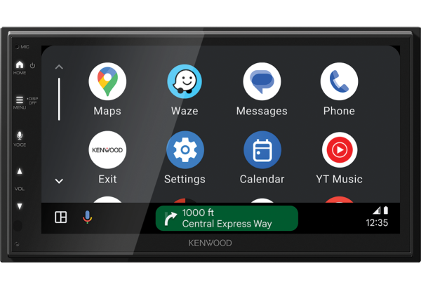 Kenwood DMX6523DABS - 2-DIN Premium-Moniceiver mit 6,8" Touchscreen, Wireless Apple CarPlay, Wireless Android Auto, DAB+ & USB