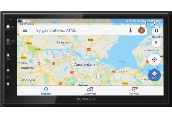 Kenwood DMX6523DABS - 2-DIN Premium-Moniceiver mit 6,8" Touchscreen, Wireless Apple CarPlay, Wireless Android Auto, DAB+ & USB