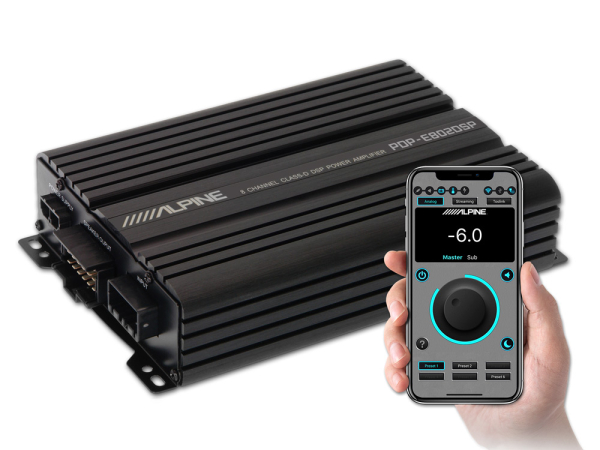 Alpine PDP-E802DSP - Digitaler 8-Kanal High-End Car-Hifi DSP-Verstärker (8x 100 Watt RMS @ 2 Ohm)