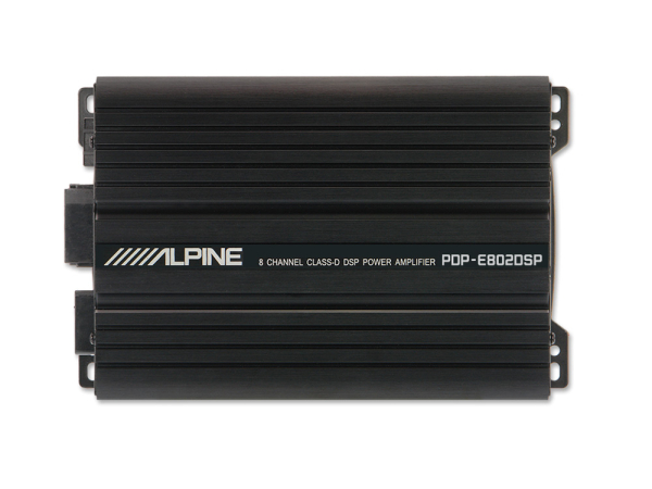 Alpine PDP-E802DSP - Digitaler 8-Kanal High-End Car-Hifi DSP-Verstärker (8x 100 Watt RMS @ 2 Ohm)